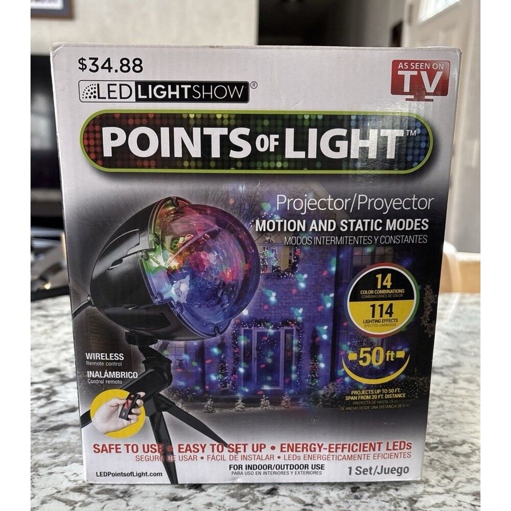 Points Of Light Projector Led Light Show Motion Static Modes 122 Effects